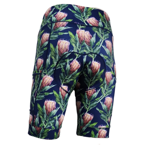 High Waist LADIES Cycling Shorts - Protea 03