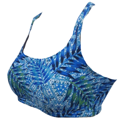 Funky Bikini Top - Mayan Palms