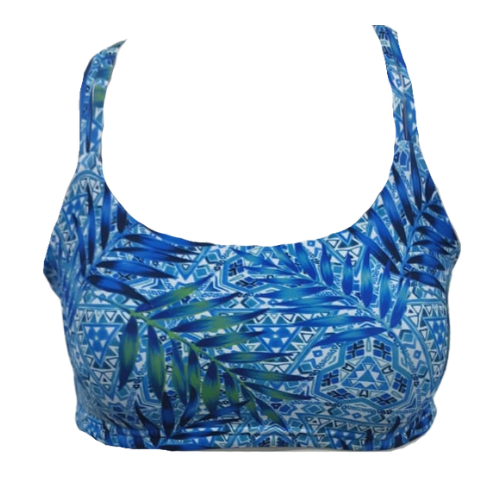 Funky Bikini Top - Mayan Palms
