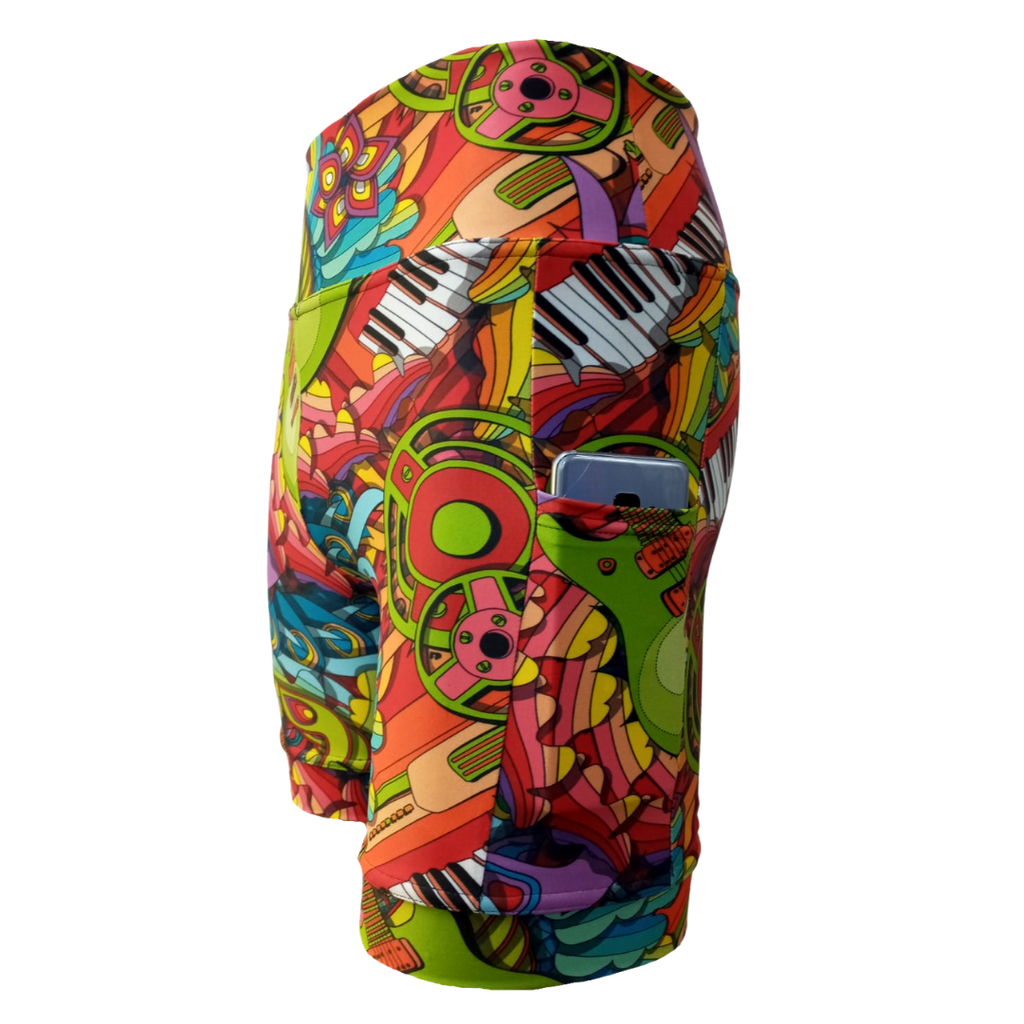 High Waist Funky Pants - 60s Twist