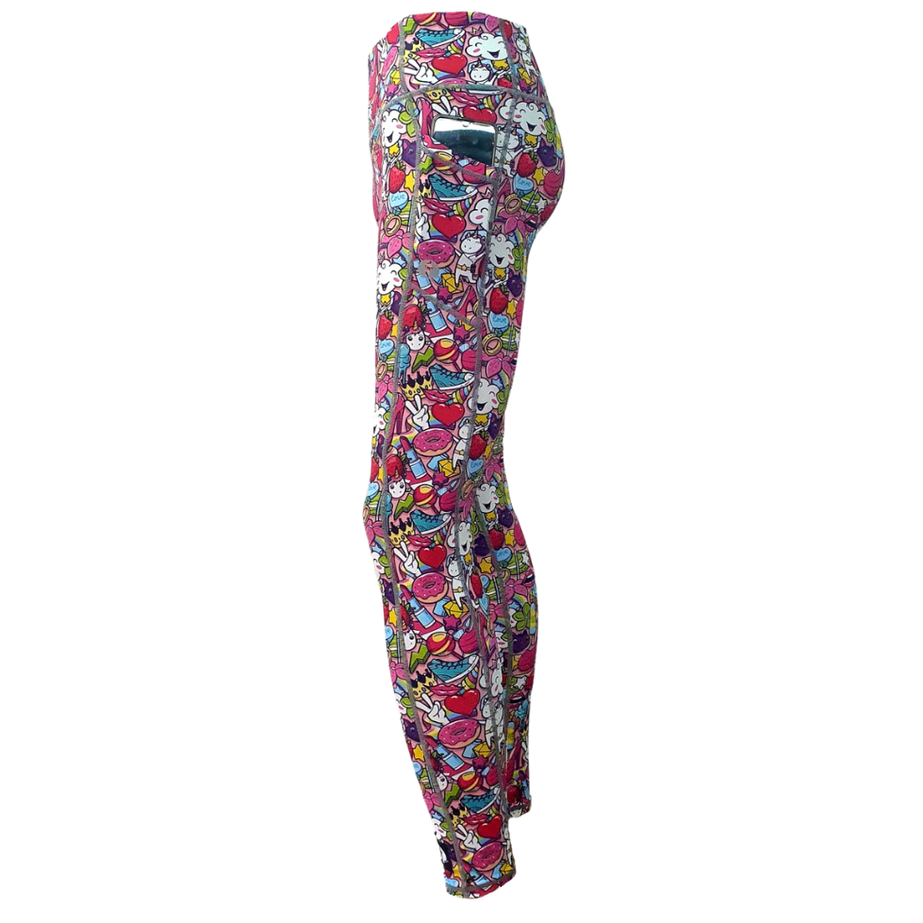 High Waist Full Length - Girl Power