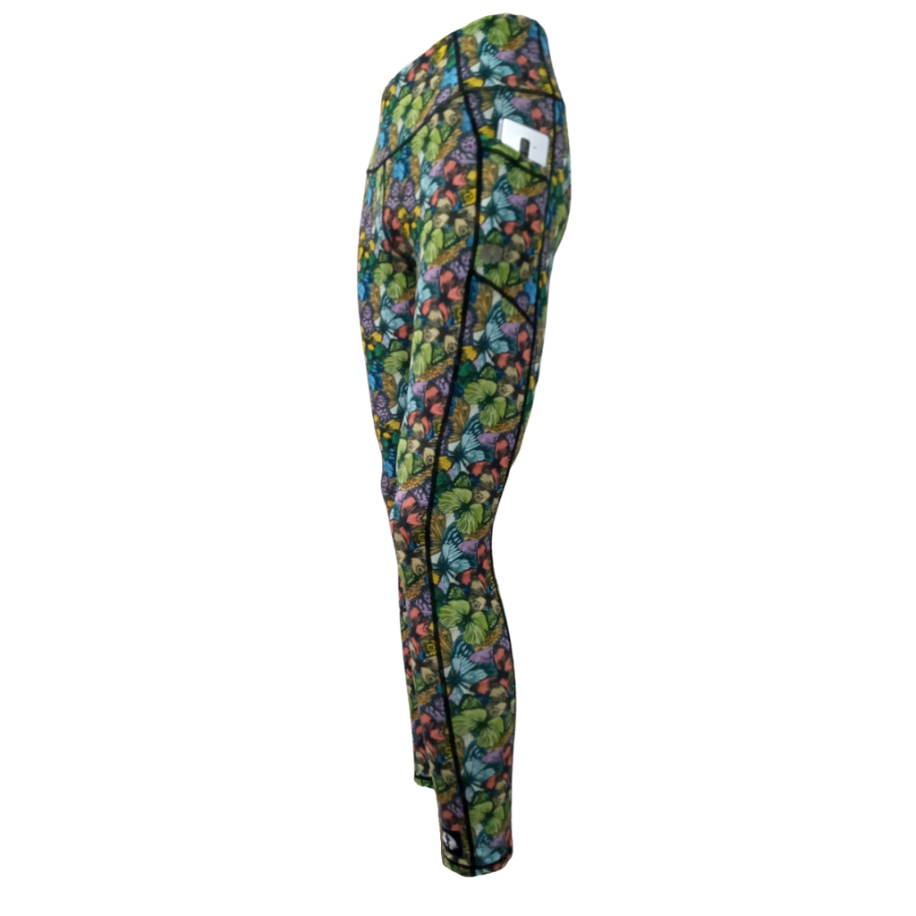 High Waist Full Length - Butterflies