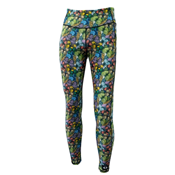 High Waist Full Length - Butterflies