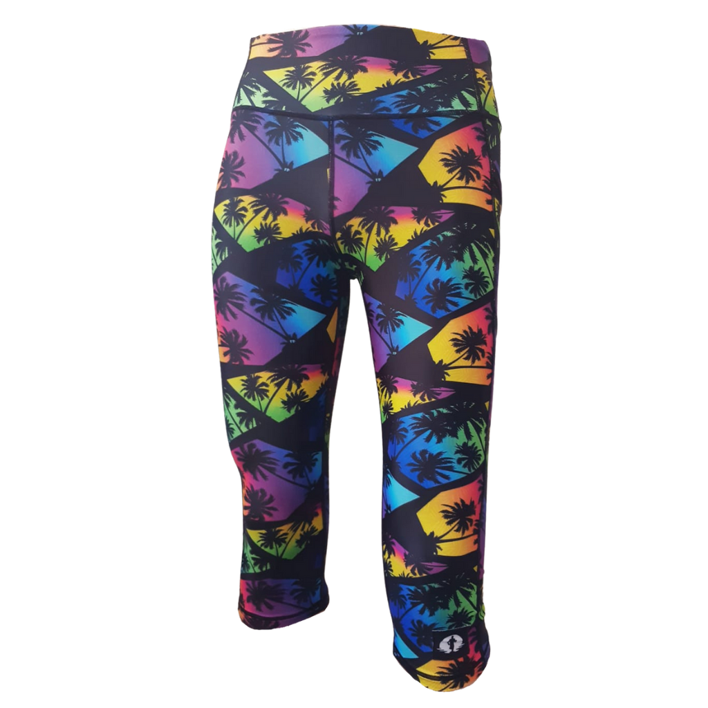 High Waist Funky 3/4 Leggings - Eddy the 9th