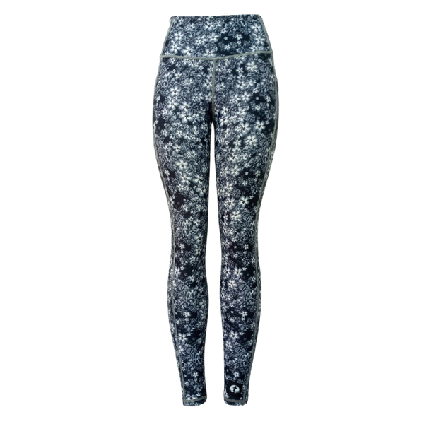 High Waist Full Length - Floral