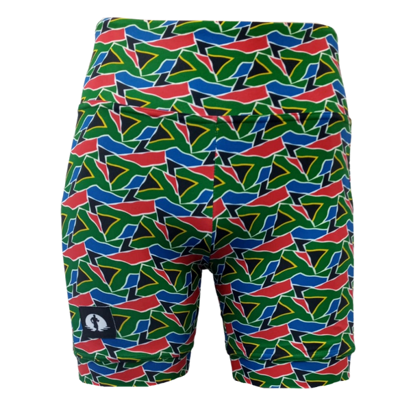 High Waist Funky Pants - Sa Flag