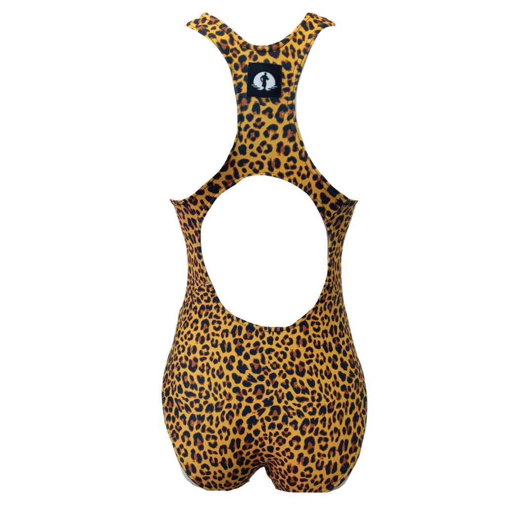 A Funky Full Cozzie Power back - Leopard