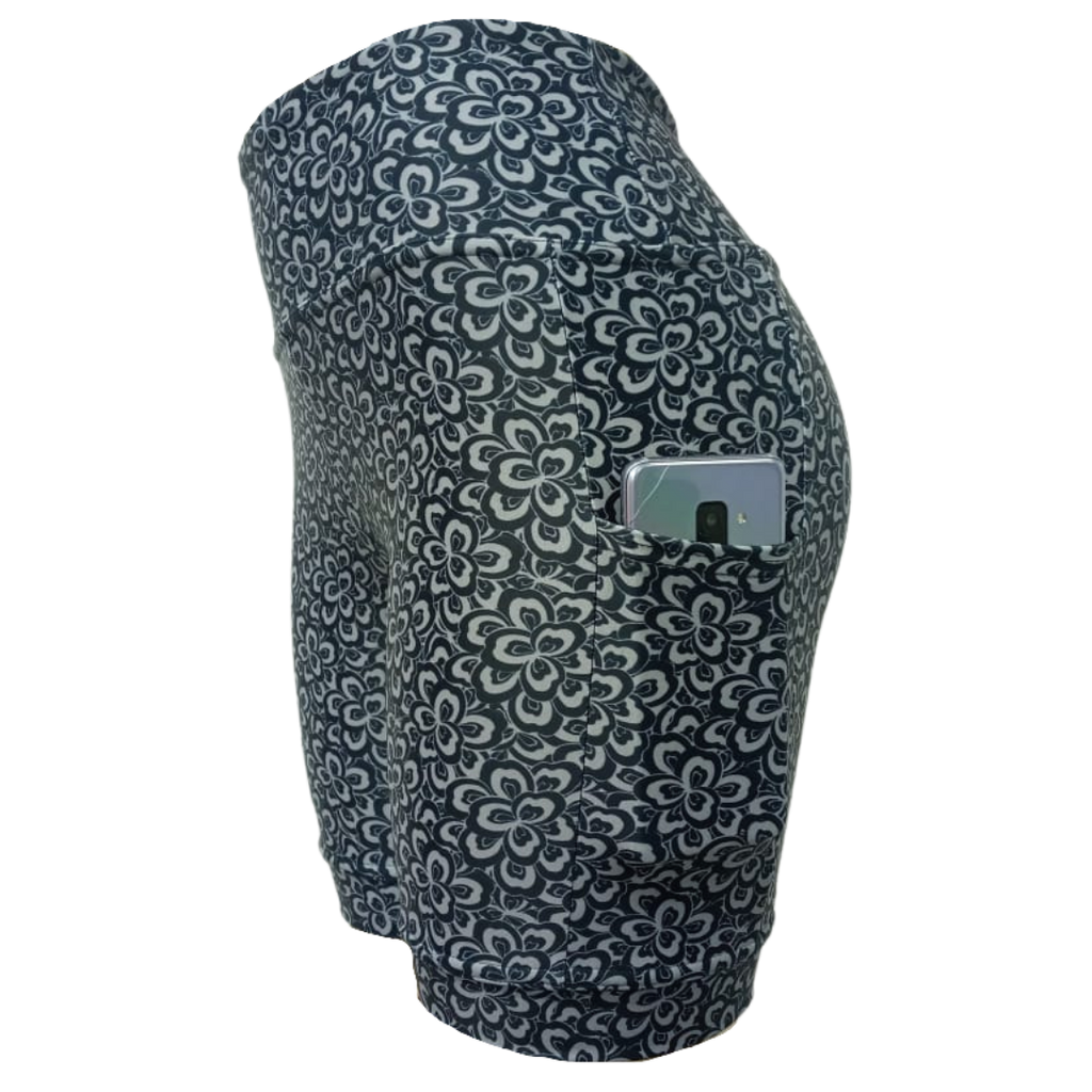 High Waist Funky Pants - Petals