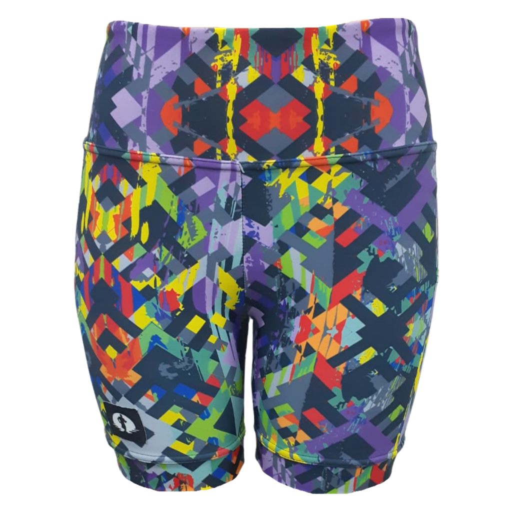 High Waist Funky Pants - Spectrum