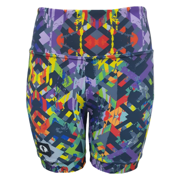 High Waist Funky Pants - Spectrum