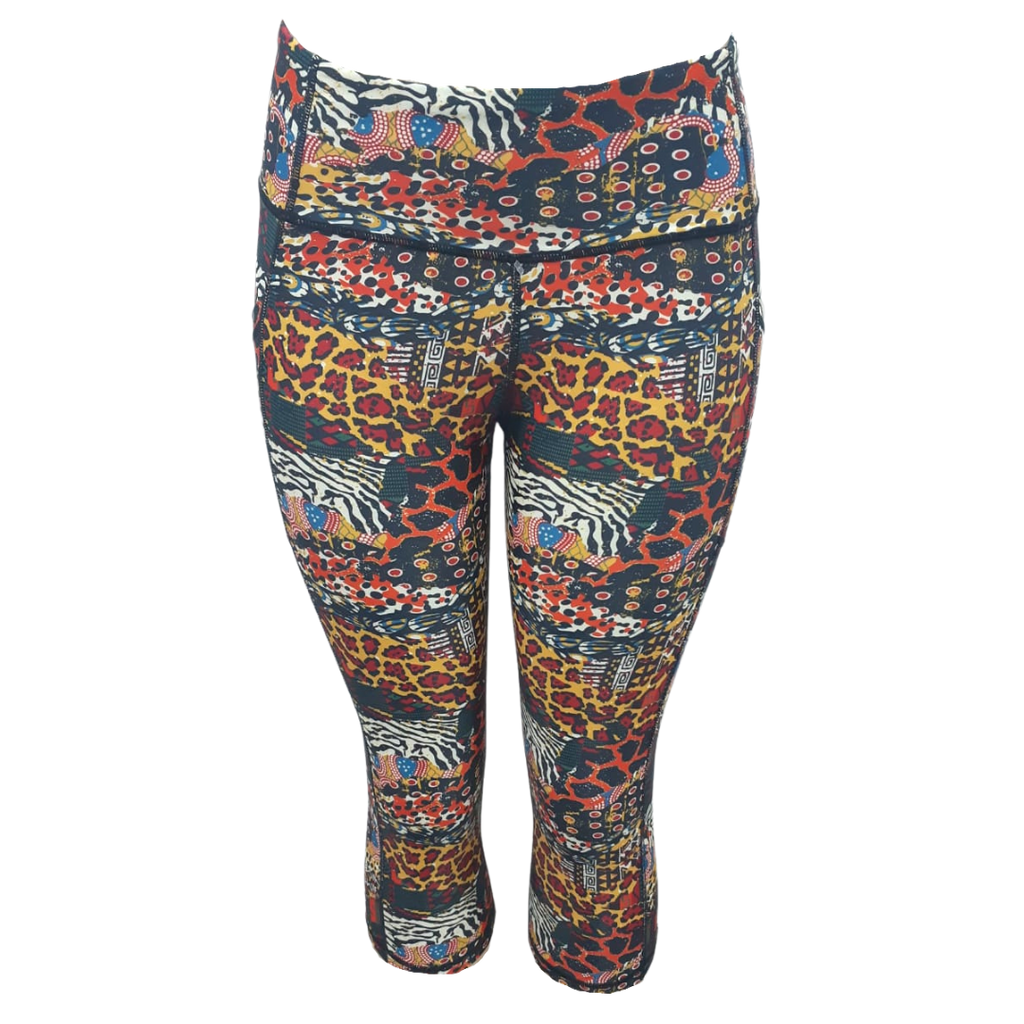 High Waist 3 4 Leggings Funky Pants